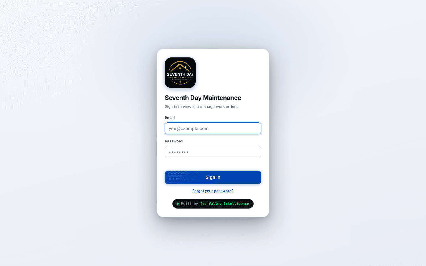 Screenshot of Seventh Day Maintenance